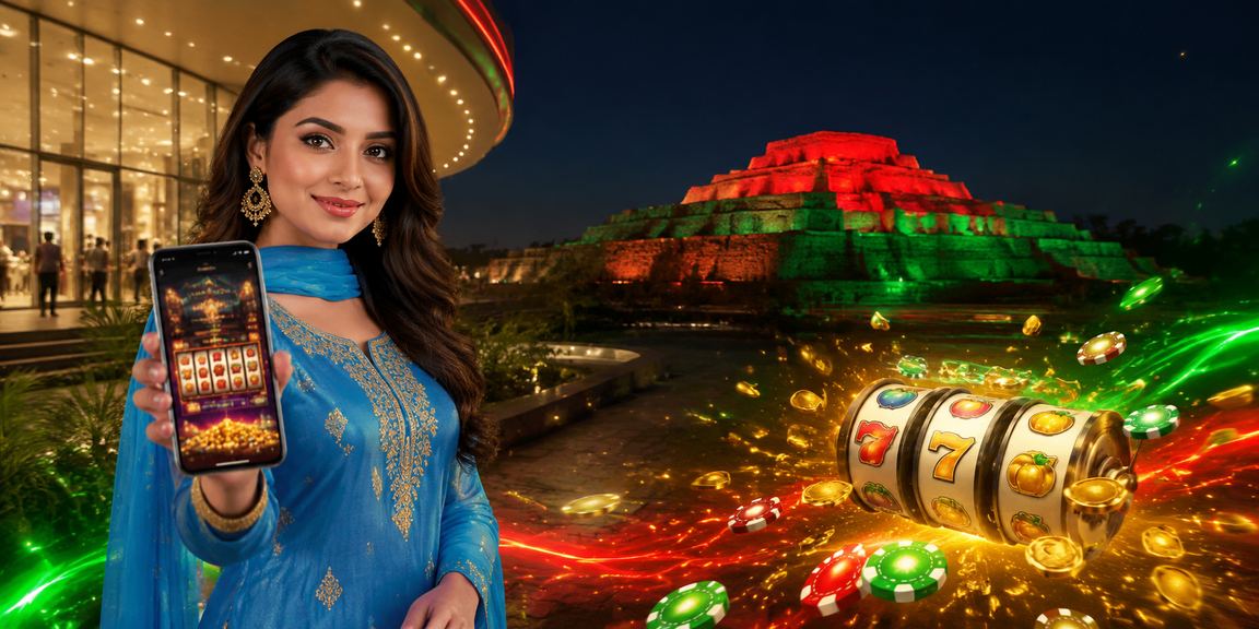 সালোয়ার কামিজ পরিহিত বাংলাদেশি তরুণী স্লট গেম উপভোগ করছেন