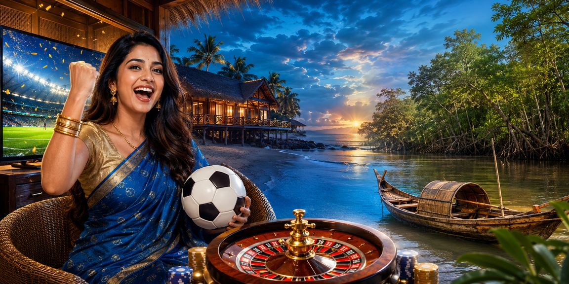 সুন্দরবনের পটভূমিতে রুলেট গেম উপভোগ করছেন বাংলাদেশি